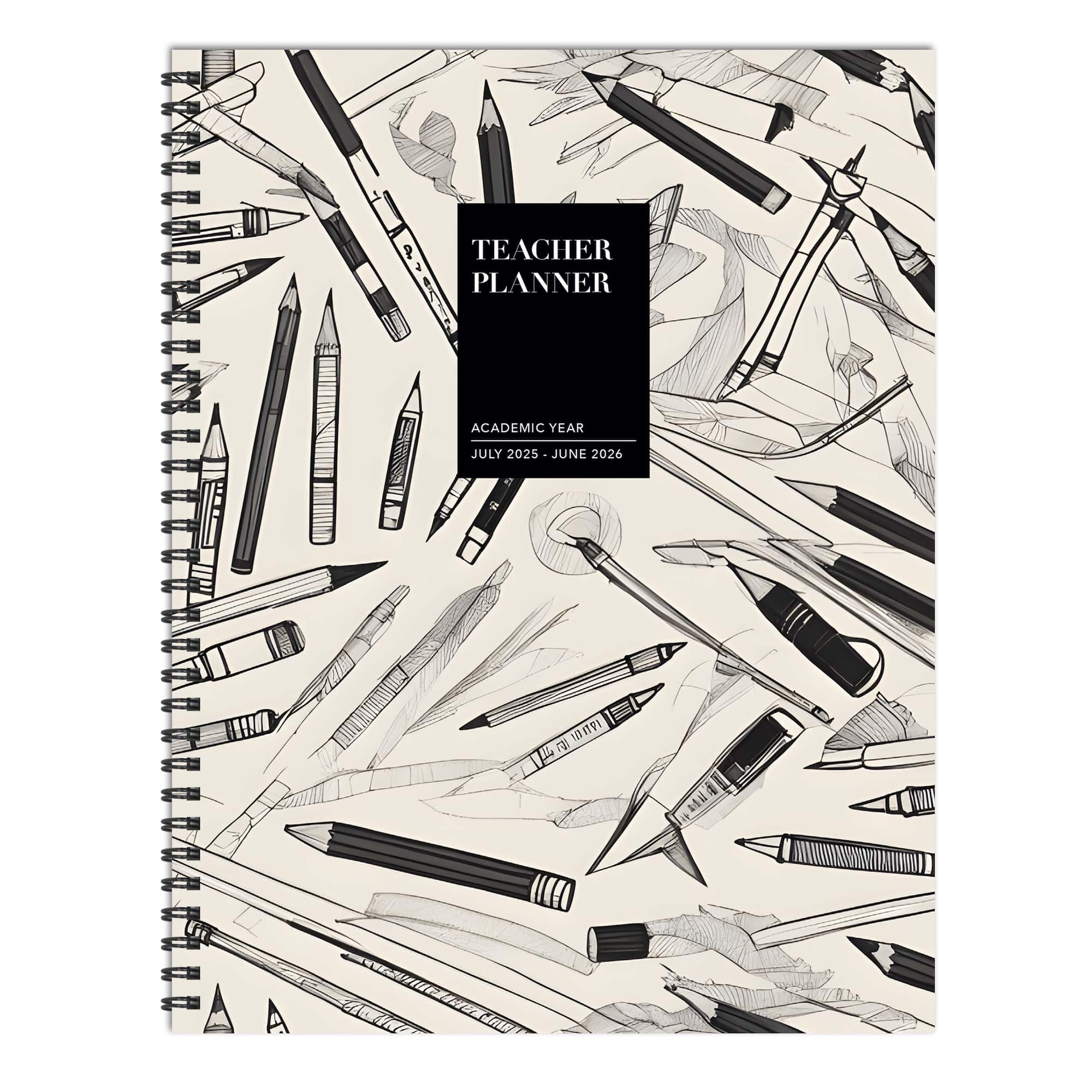 TF Publishing 2025-2026 Vintage Ink & Lead Teacher & Home School Lesson Planning Book